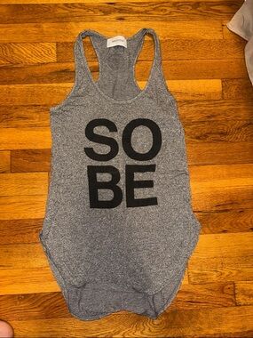 SoulCycle Heather Gray Racerback Tank